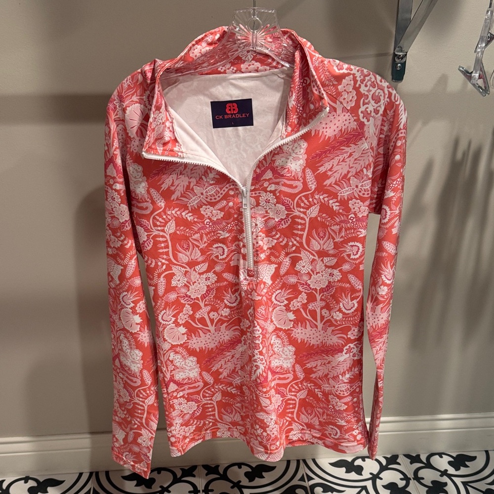 CK Bradley Floral Half Zip